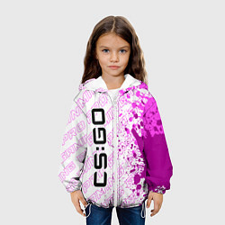 Куртка с капюшоном детская Counter Strike pro gaming: по-вертикали, цвет: 3D-белый — фото 2