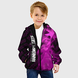 Куртка с капюшоном детская Rainbow Six pro gaming: по-вертикали, цвет: 3D-черный — фото 2