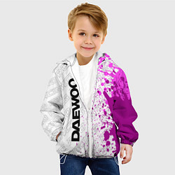 Куртка с капюшоном детская Daewoo pro racing: по-вертикали, цвет: 3D-белый — фото 2