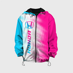 Детская куртка Honda neon gradient style: по-вертикали