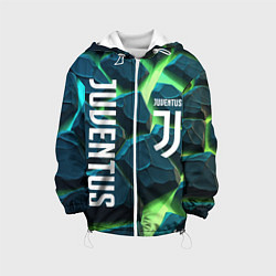 Детская куртка Juventus green neon