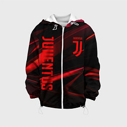 Детская куртка Juventus black red logo