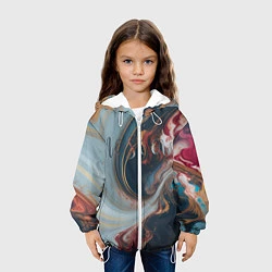 Куртка с капюшоном детская Москва палитра, цвет: 3D-белый — фото 2
