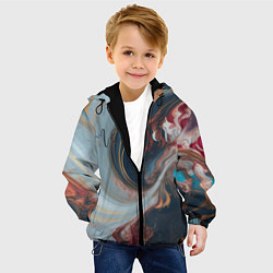 Куртка с капюшоном детская Москва палитра, цвет: 3D-черный — фото 2