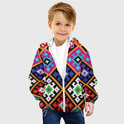 Куртка с капюшоном детская Колорит, цвет: 3D-белый — фото 2