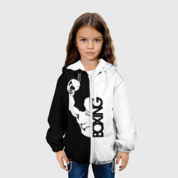 Куртка с капюшоном детская Boxing - чемпион, цвет: 3D-белый — фото 2