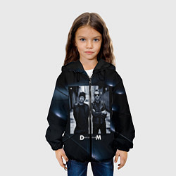 Куртка с капюшоном детская Depeche Mode - Мартин и Дэйв, цвет: 3D-черный — фото 2