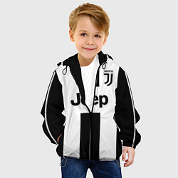 Куртка с капюшоном детская Juventus collection, цвет: 3D-черный — фото 2