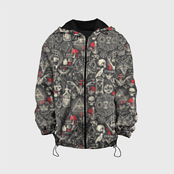 Куртка с капюшоном детская Колдовство и чёрная магия, цвет: 3D-черный