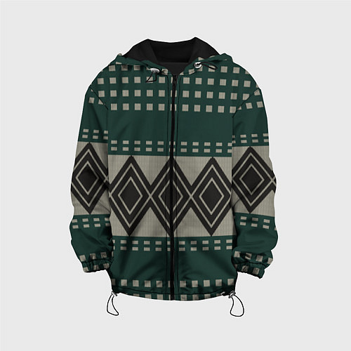 Детская куртка Свитер пацана / 3D-Черный – фото 1