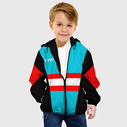 Куртка с капюшоном детская FIRM спортик 80е, цвет: 3D-черный — фото 2