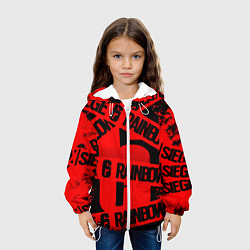 Куртка с капюшоном детская Rainbox six краски, цвет: 3D-белый — фото 2