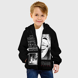 Куртка с капюшоном детская Commandments of Carthenon Temple, цвет: 3D-черный — фото 2