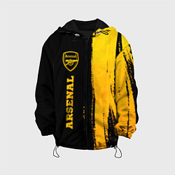 Детская куртка Arsenal - gold gradient по-вертикали