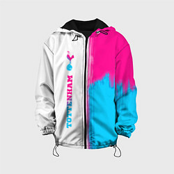 Детская куртка Tottenham neon gradient style по-вертикали