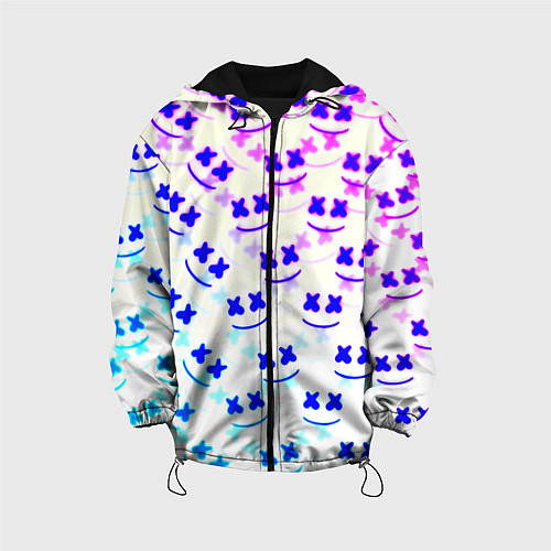 Детская куртка Marshmello pattern neon / 3D-Черный – фото 1