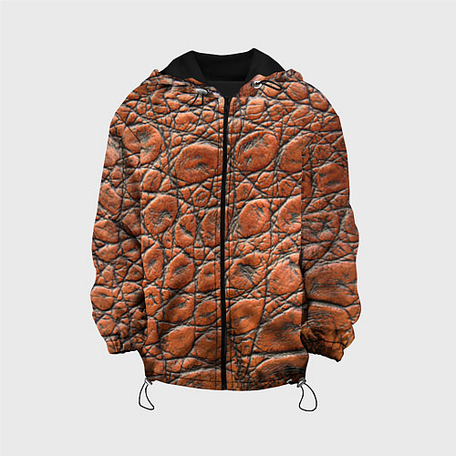 Детская куртка Змеиная шкура текстура / 3D-Черный – фото 1