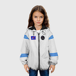 Куртка с капюшоном детская Скафандр 03-М, цвет: 3D-черный — фото 2