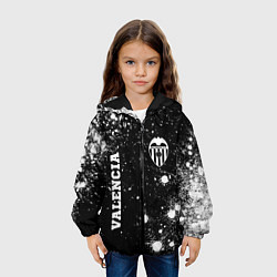 Куртка с капюшоном детская Valencia sport на темном фоне вертикально, цвет: 3D-черный — фото 2