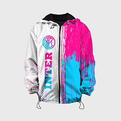 Детская куртка Inter neon gradient style по-вертикали