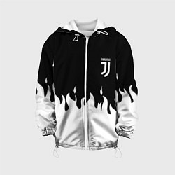 Куртка с капюшоном детская Juventus fire, цвет: 3D-белый