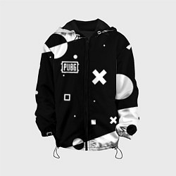 Куртка с капюшоном детская PUBG game pattern, цвет: 3D-черный