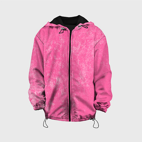 Детская куртка Pink bleached splashes / 3D-Черный – фото 1