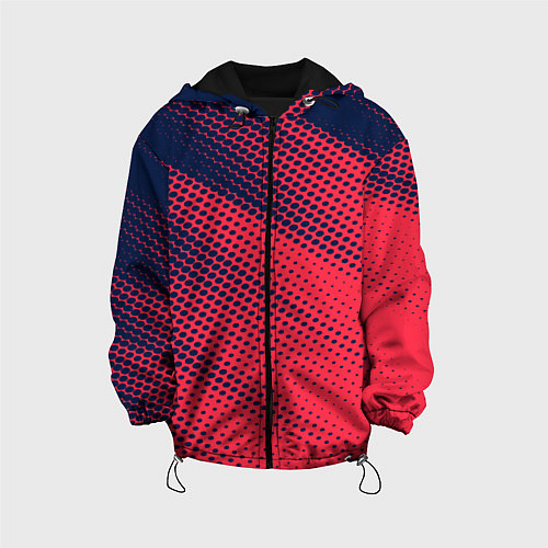 Детская куртка Яркий абстрактный узор для спорта / 3D-Черный – фото 1