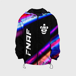 Куртка с капюшоном детская FNAF speed game lights, цвет: 3D-черный