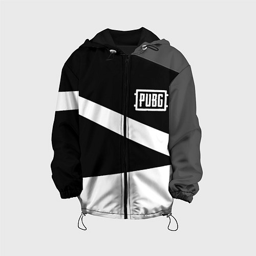 Детская куртка PUBG online geometry / 3D-Черный – фото 1