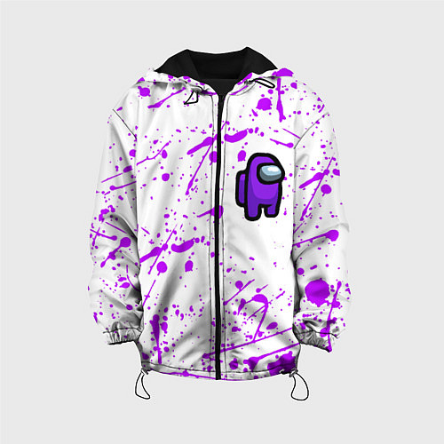 Детская куртка Among us neon colors game / 3D-Черный – фото 1