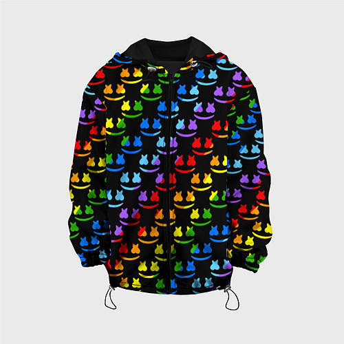 Детская куртка Marshmello dj colors / 3D-Черный – фото 1