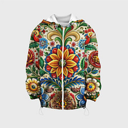 Детская куртка Русские классические узоры и орнамент