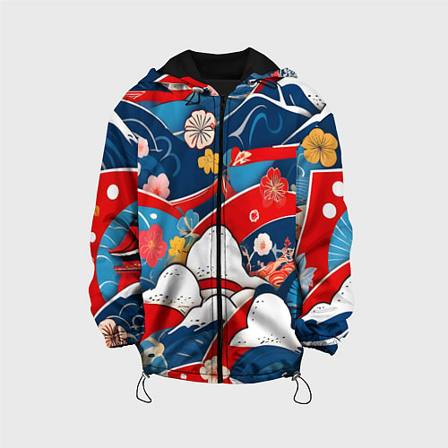 Детская куртка Восточная аппликация / 3D-Черный – фото 1