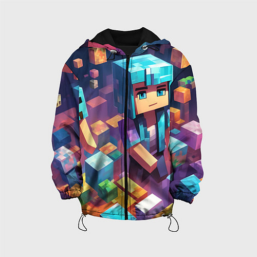 Детская куртка Minecraft 2 0 / 3D-Черный – фото 1