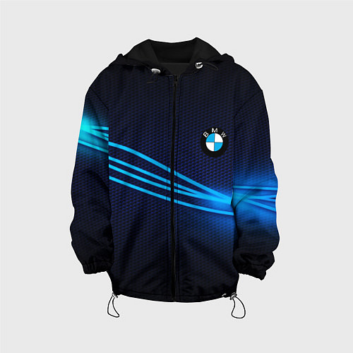 Детская куртка BMW line blue / 3D-Черный – фото 1