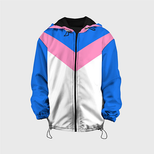 Детская куртка В стиле 90-х ретро спортивная / 3D-Черный – фото 1