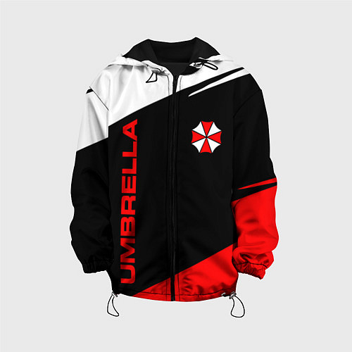 Детская куртка Umbrella corporation - resident evil / 3D-Черный – фото 1