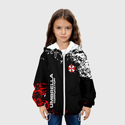 Куртка с капюшоном детская Resident evil - вирус, цвет: 3D-белый — фото 2