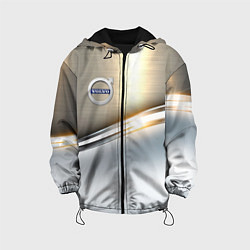 Куртка с капюшоном детская Volvo жёлтый метал, цвет: 3D-черный