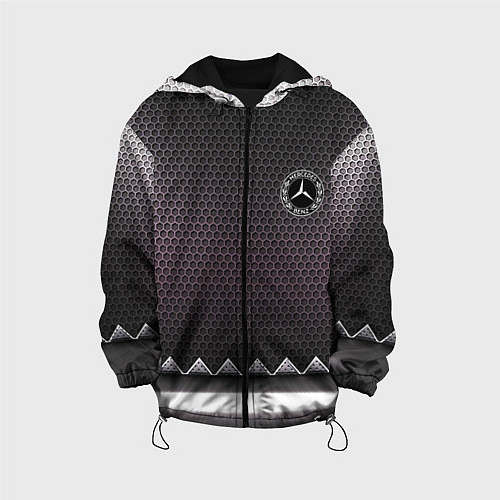 Детская куртка Mercedes benz carbon steel / 3D-Черный – фото 1