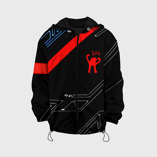 Детская куртка Ъуъ Съука sport geometry / 3D-Черный – фото 1