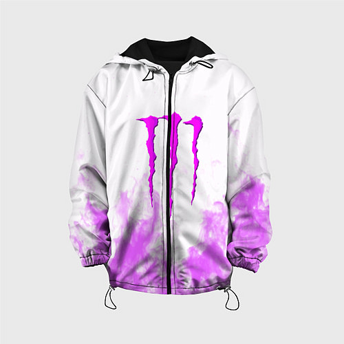 Детская куртка Monster energy neon flame / 3D-Черный – фото 1