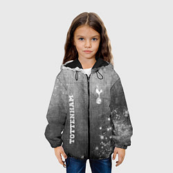 Куртка с капюшоном детская Tottenham - grey gradient вертикально, цвет: 3D-черный — фото 2