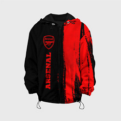 Детская куртка Arsenal - red gradient по-вертикали