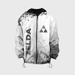 Куртка с капюшоном детская Zelda - white gradient вертикально, цвет: 3D-черный