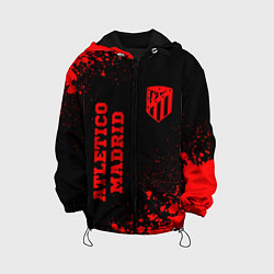 Детская куртка Atletico Madrid - red gradient вертикально