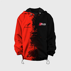 Детская куртка AUDI quattro black and red