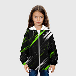 Куртка с капюшоном детская Sports suit, цвет: 3D-белый — фото 2