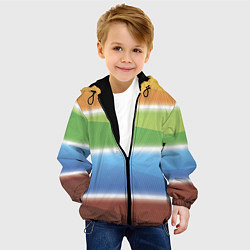 Куртка с капюшоном детская Просвет, цвет: 3D-черный — фото 2